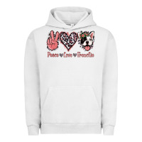 Pigment Lunar Rock Peace Love French Bulldog Urban Hoodie - Jasminsmagicworld