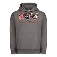 Pigment Tornado Peace Love French Bulldog Urban Hoodie - Jasminsmagicworld
