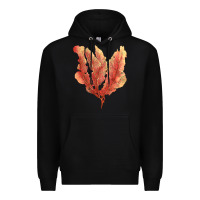 Black pink venus fan sea coral Premium Hoodie - LillyAllenDesigns