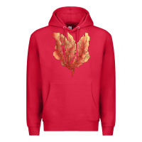 Cardinal pink venus fan sea coral Premium Hoodie - LillyAllenDesigns