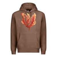 Chestnut pink venus fan sea coral Premium Hoodie - LillyAllenDesigns