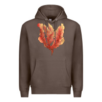 Coffee pink venus fan sea coral Premium Hoodie - LillyAllenDesigns