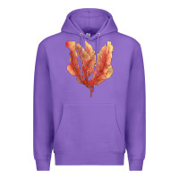 Purple pink venus fan sea coral Premium Hoodie - LillyAllenDesigns