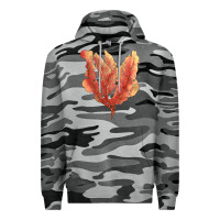Slate Camo pink venus fan sea coral Premium Hoodie - LillyAllenDesigns