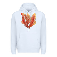 White pink venus fan sea coral Premium Hoodie - LillyAllenDesigns