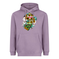 Lavender New jersey State Map Heavyweight Hoodie - RanaPortraitStore