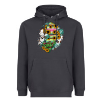 Smoke New jersey State Map Heavyweight Hoodie - RanaPortraitStore
