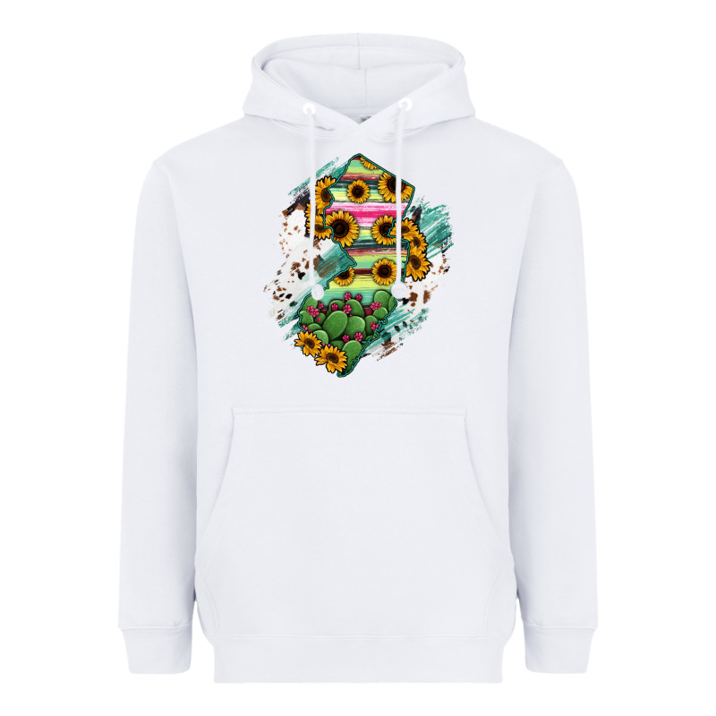 New Jersey State Map Heavyweight Hoodie by RanaPortraitStore | Teevron