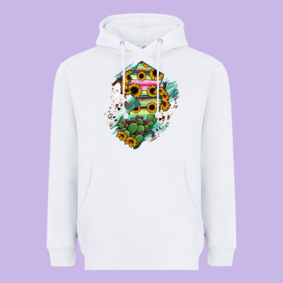 New Jersey State Map Heavyweight Hoodie Designed By Ranaportraitstore