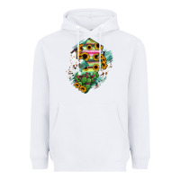 White New jersey State Map Heavyweight Hoodie - RanaPortraitStore