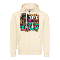 Sandshell life is better in a small town Zipper Hoodie - texasbilliewilder