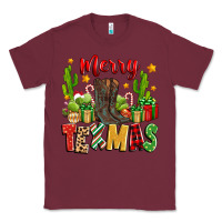 Burgundy merry texmas Classic Tee - Zillion Design Studio