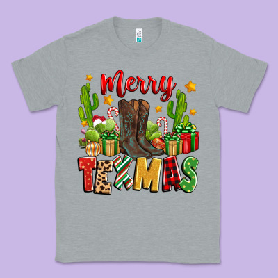 Merry Texmas Classic Tee Designed By Zillion Design Studio