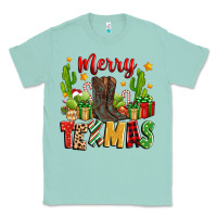 Seafoam merry texmas Classic Tee - Zillion Design Studio