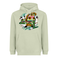 Matcha New York State Map Heavyweight Hoodie - RanaPortraitStore