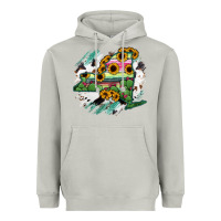 Moon Dust New York State Map Heavyweight Hoodie - RanaPortraitStore