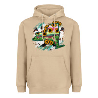 Mushroom New York State Map Heavyweight Hoodie - RanaPortraitStore