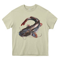 Mossy Catfish Illustrations Heavy Core Tee - LillyAllenDesigns