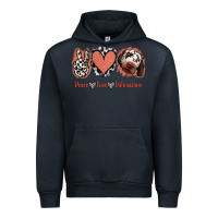Navy Peace Love Dalmatians Urban Hoodie - Jasminsmagicworld