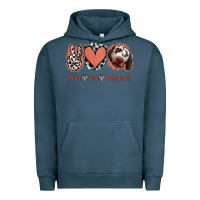 Pigment Midnight Navy Peace Love Dalmatians Urban Hoodie - Jasminsmagicworld
