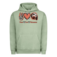 Pigment Oil Green Peace Love Dalmatians Urban Hoodie - Jasminsmagicworld