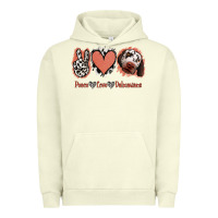 Pigment Pistachio Peace Love Dalmatians Urban Hoodie - Jasminsmagicworld
