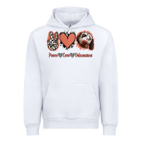 White Peace Love Dalmatians Urban Hoodie - Jasminsmagicworld