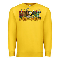 Lemon christmas nurse sunflower Premium Sweatshirt - FaDigitalArtStudio