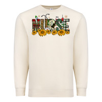 Sandshell christmas nurse sunflower Premium Sweatshirt - FaDigitalArtStudio
