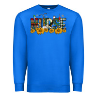 True Royal christmas nurse sunflower Premium Sweatshirt - FaDigitalArtStudio