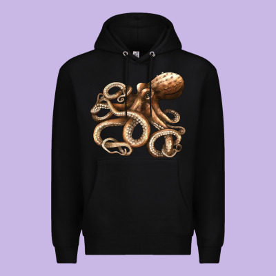 Octopus Premium Hoodie Designed By Lillyallendesigns