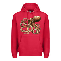Cardinal octopus Premium Hoodie - LillyAllenDesigns