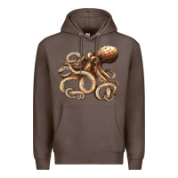 Coffee octopus Premium Hoodie - LillyAllenDesigns