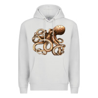 Dove Grey octopus Premium Hoodie - LillyAllenDesigns