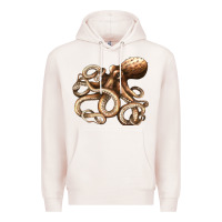 Pale Pink octopus Premium Hoodie - LillyAllenDesigns