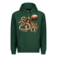 Sports Green octopus Premium Hoodie - LillyAllenDesigns