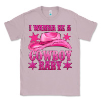 Lilac i wanna be a cowboy baby Classic Tee - texasbilliewilder