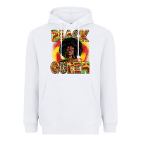 White Black queen juneteenth Heavyweight Hoodie - Zillion Design Studio