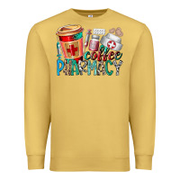 Antique Gold coffee pharmacy Premium Sweatshirt - RacoonDesign