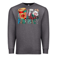 Charcoal Heather coffee pharmacy Premium Sweatshirt - RacoonDesign