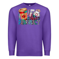 Purple coffee pharmacy Premium Sweatshirt - RacoonDesign
