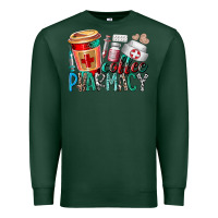 Sports Green coffee pharmacy Premium Sweatshirt - RacoonDesign