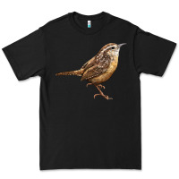 Black Ccarolina Wren Premium Tee - LillyAllenDesigns