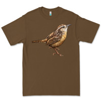 Cacao Ccarolina Wren Premium Tee - LillyAllenDesigns