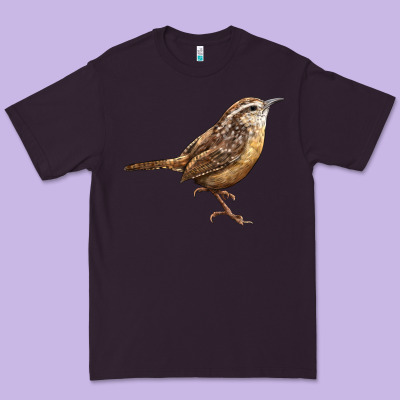 Ccarolina Wren Premium Tee Designed By Lillyallendesigns