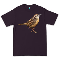 Plum Ccarolina Wren Premium Tee - LillyAllenDesigns