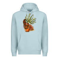 Blue Mist Coral Reef Premium Hoodie - LillyAllenDesigns