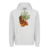 Dove Grey Coral Reef Premium Hoodie - LillyAllenDesigns