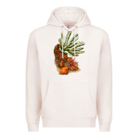 Pale Pink Coral Reef Premium Hoodie - LillyAllenDesigns