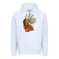 White Coral Reef Premium Hoodie - LillyAllenDesigns